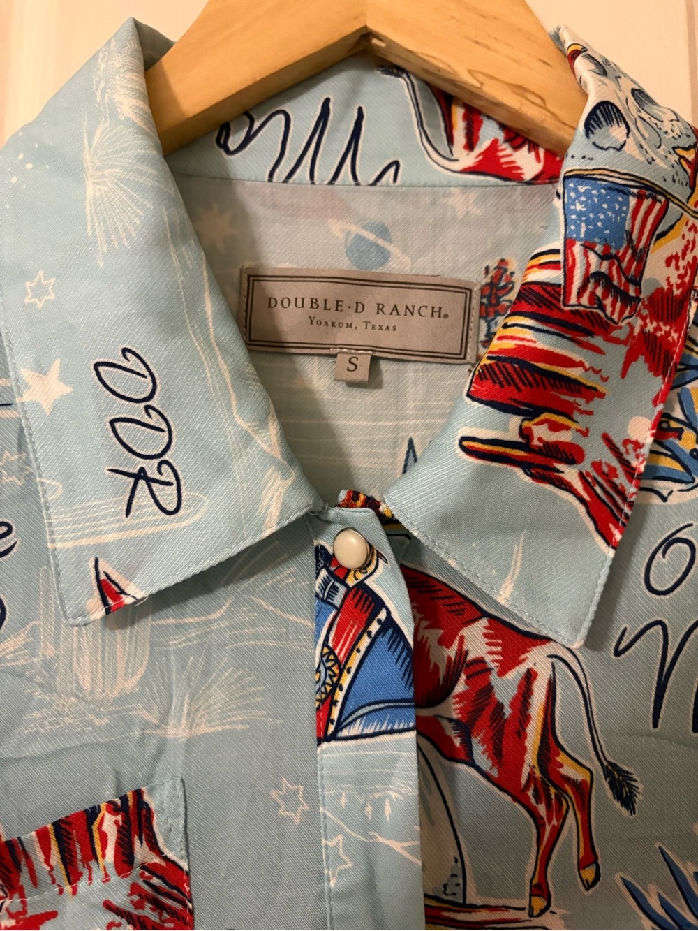 Double D Ranch Over The Moon Print Mini Dress Sz Small - Picture 9 of 11